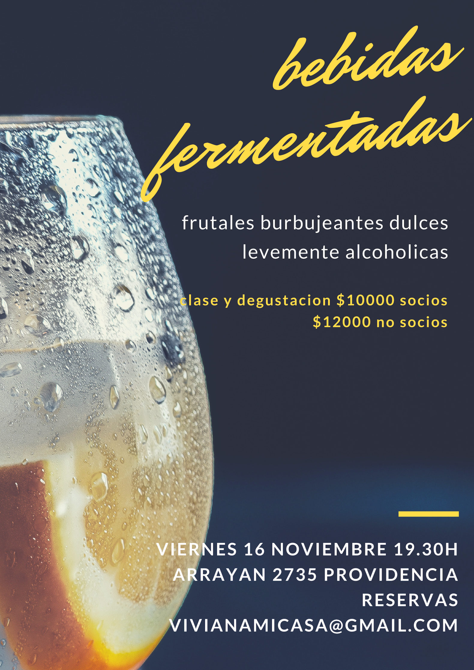 Clase Bebidas Fermentadas – 16 de noviembre