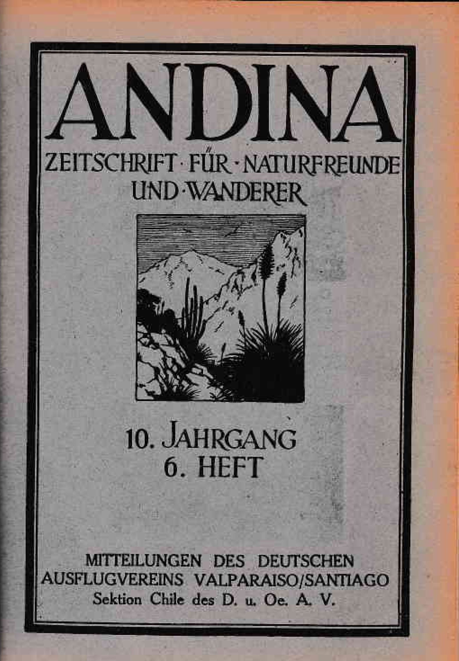 Revista Andina 1932 Heft 6