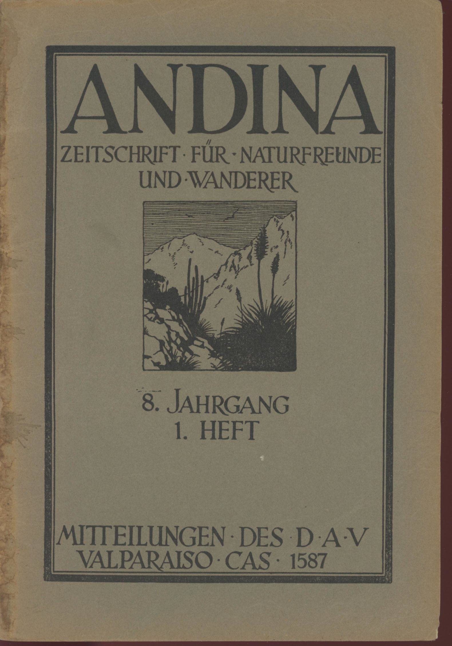 Revista Andina 1930 Heft 1