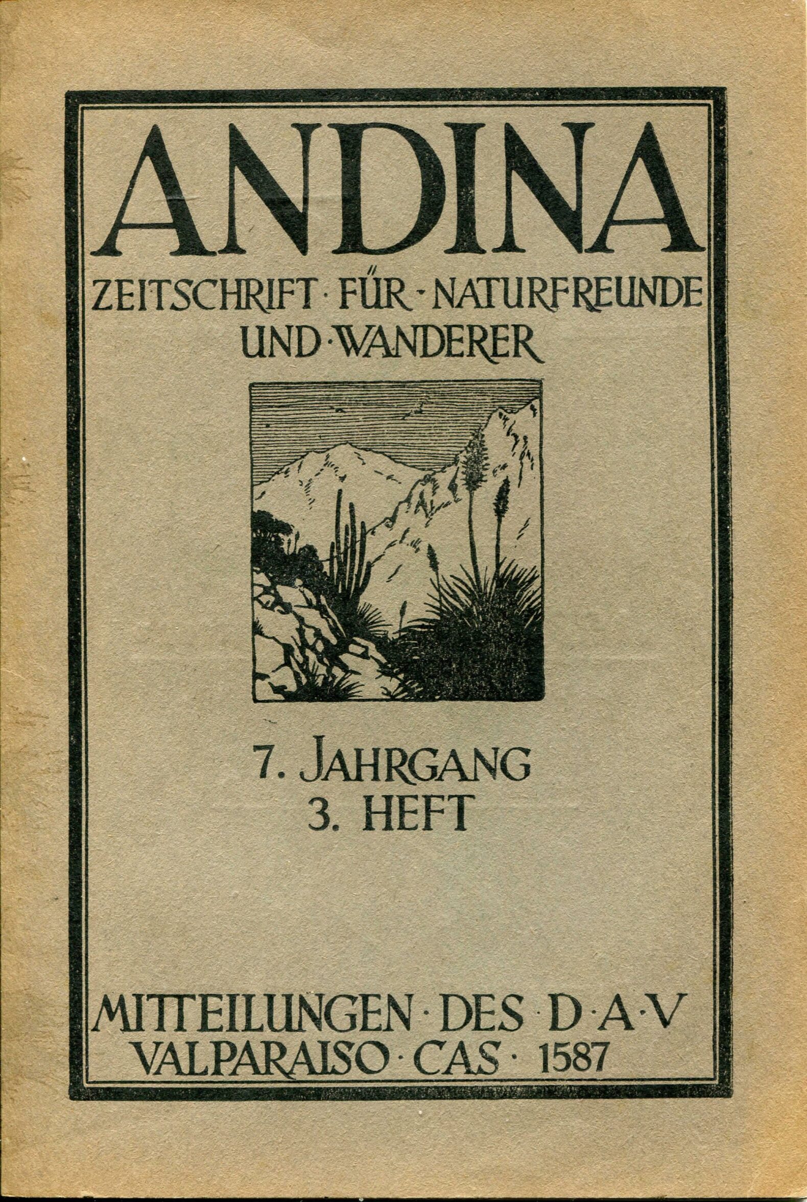 Revista Andina 1929 Heft 3